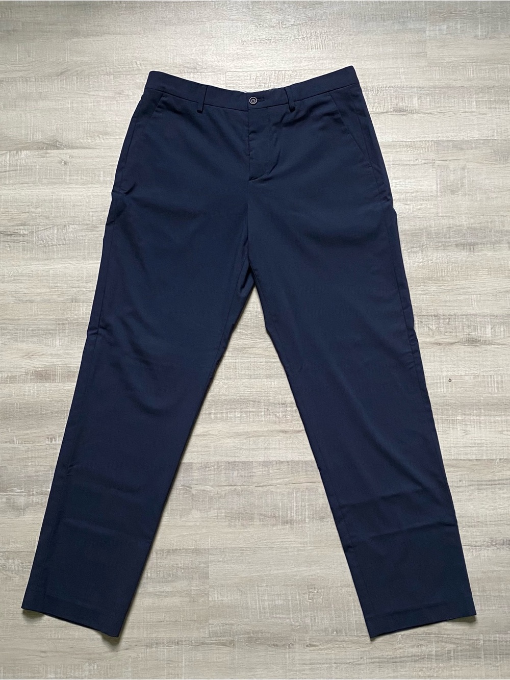 Zara Men's Navy Straight Chinos